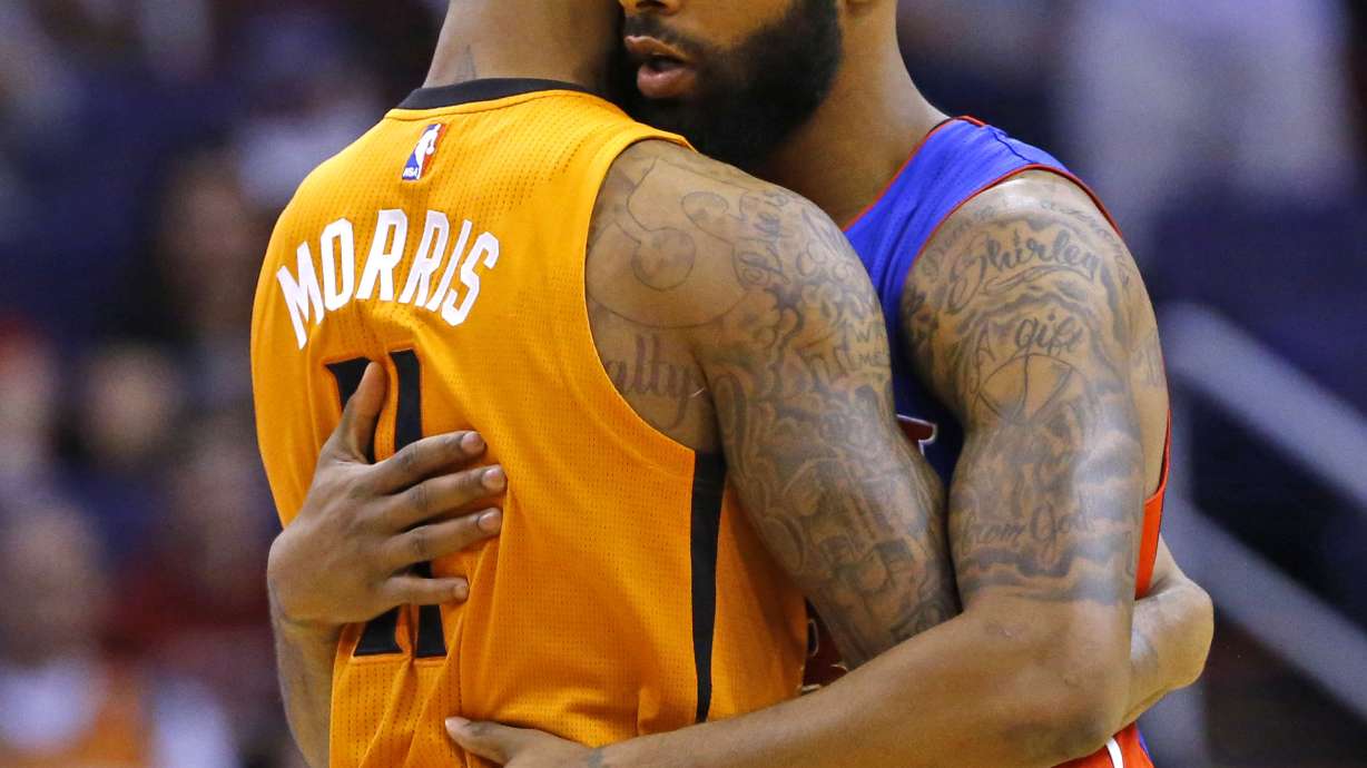 Marcus Morris scores 20 in return to Phoenix, Pistons win