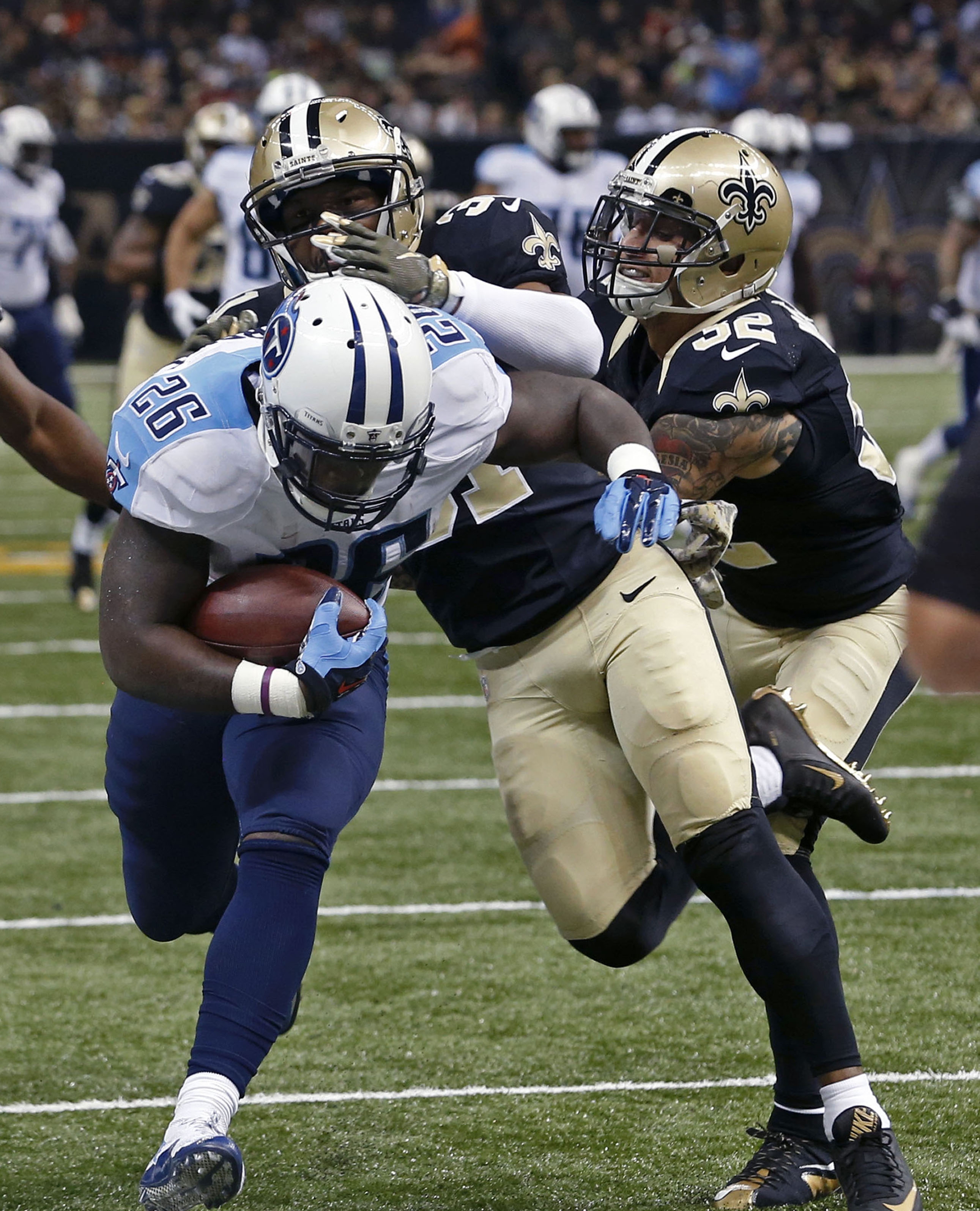 Mariota, Titans beat Saints in Overtime, 34-28