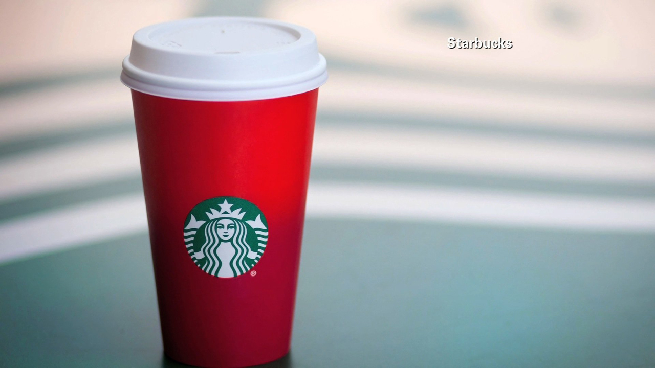 Starbucks' plain red holiday cups stir up controversy