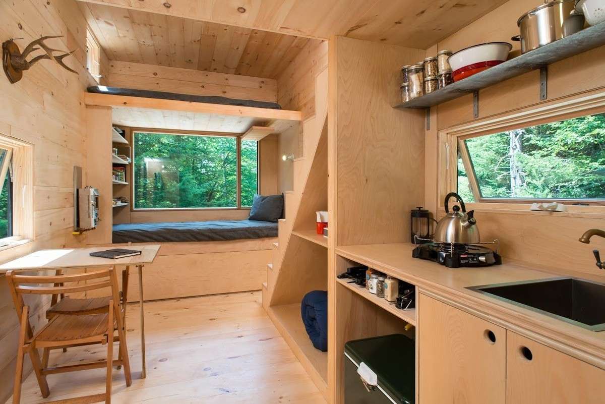 Getaway's tiny houses emphasize simplicity. Company founders encourage guests to avoid overplanning. (Photo: Kataram Studios/Courtesy Getaway)