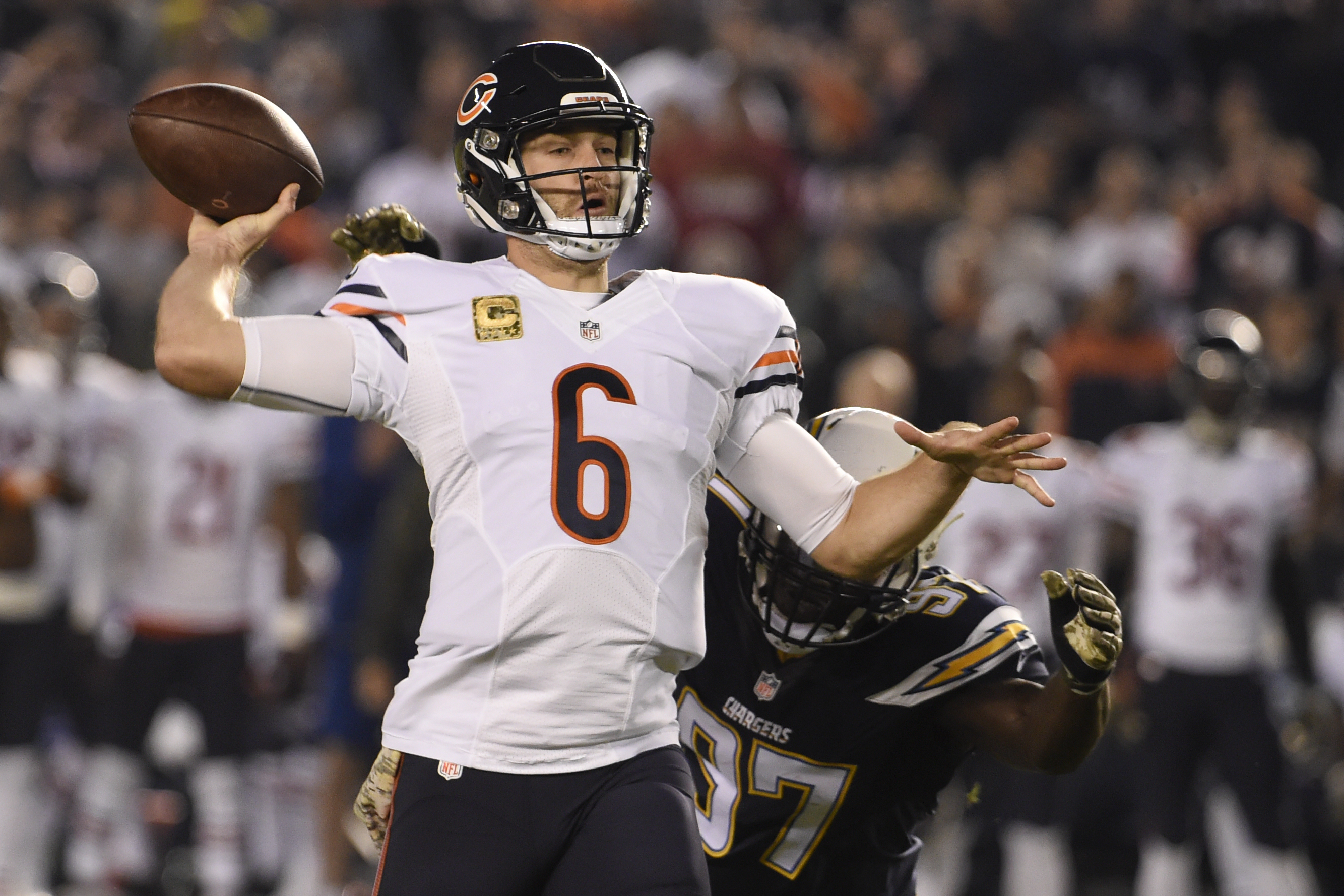 Cutler sets Bears record with 138th touchdown pass
