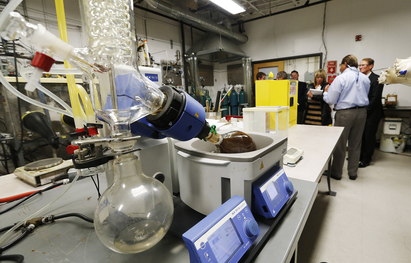 Under Secretary for Science and Energy Lynn Orr takes a tour of Ceramatec in Salt Lake City, Tuesday, Nov. 10, 2015. (Photo: Jeffrey D. Allred, Deseret News)