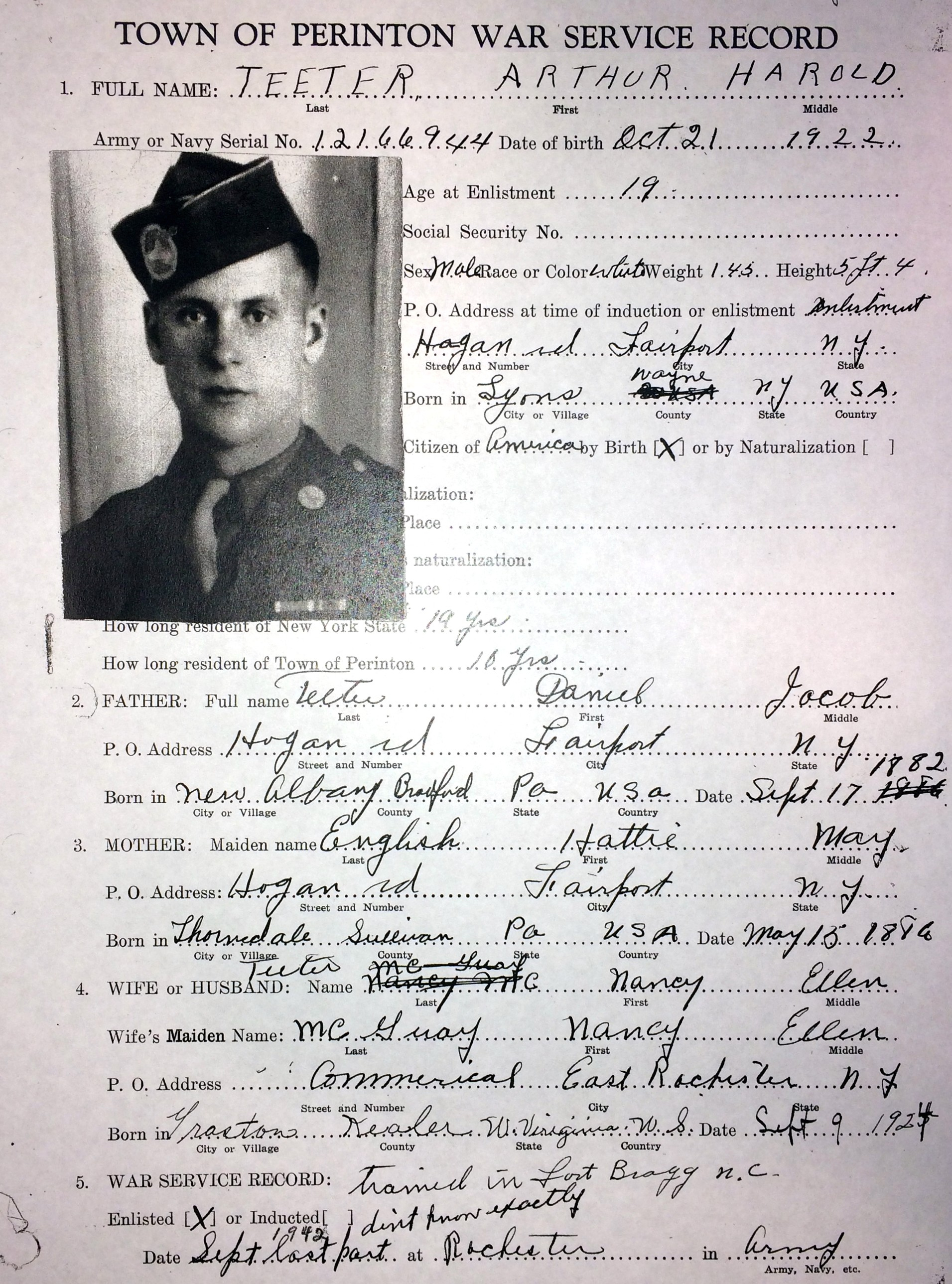 New York town's trove of WWII vets' records being digitized