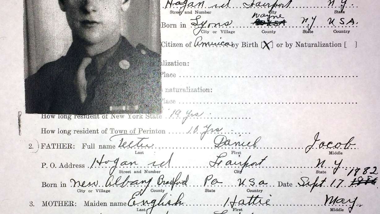 New York town's trove of WWII vets' records being digitized