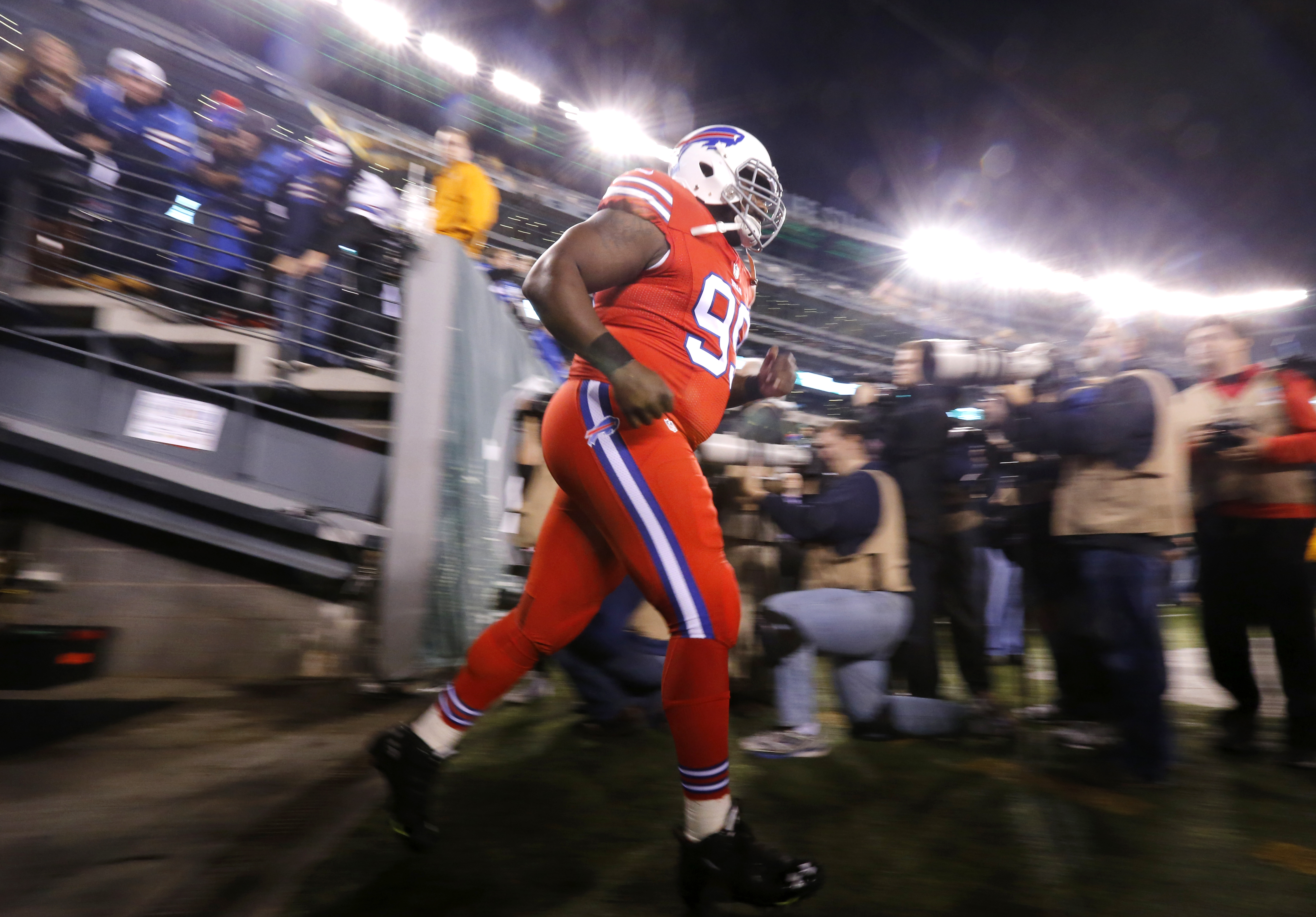 Bright and bold: Bills-Jets wearing 'Color Rush' uniforms