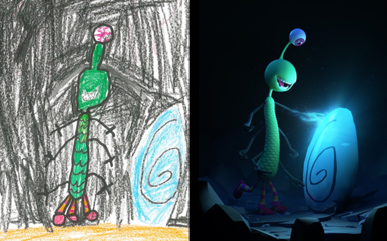 27 amazing drawings from kids that were recreated by professionals