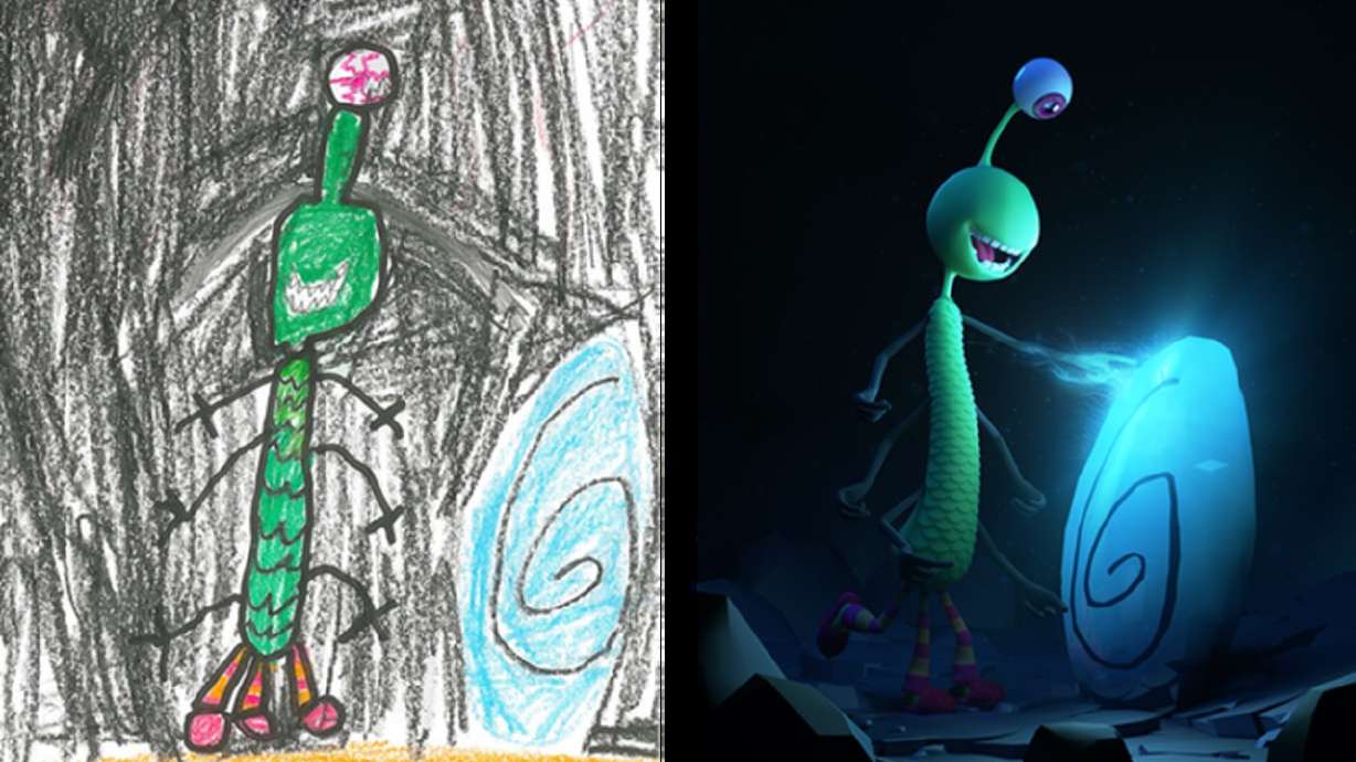 27 amazing drawings from kids that were recreated by professionals