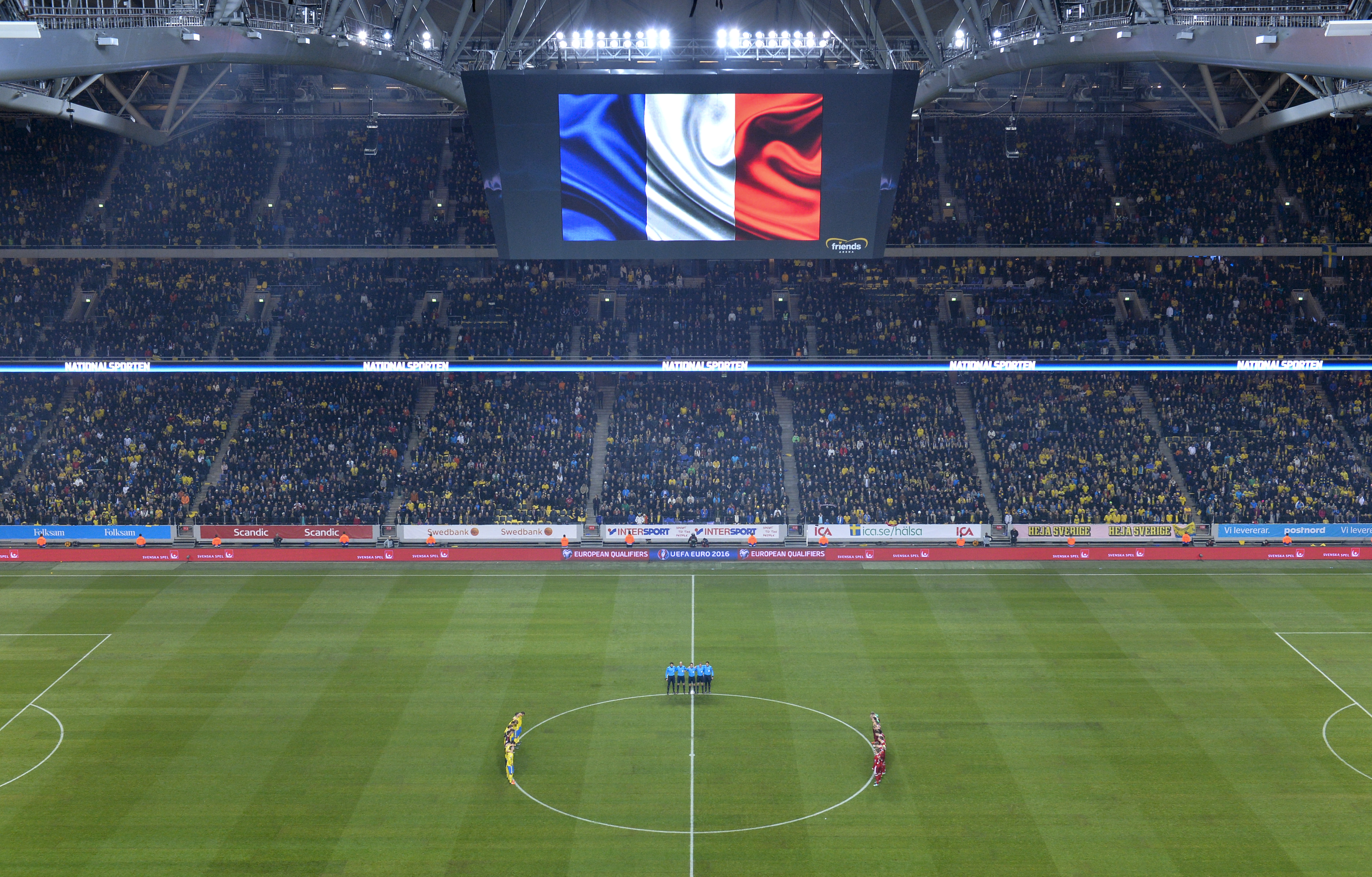 Sweden beats Denmark 2-1 in Euro 2016 1st leg playoff