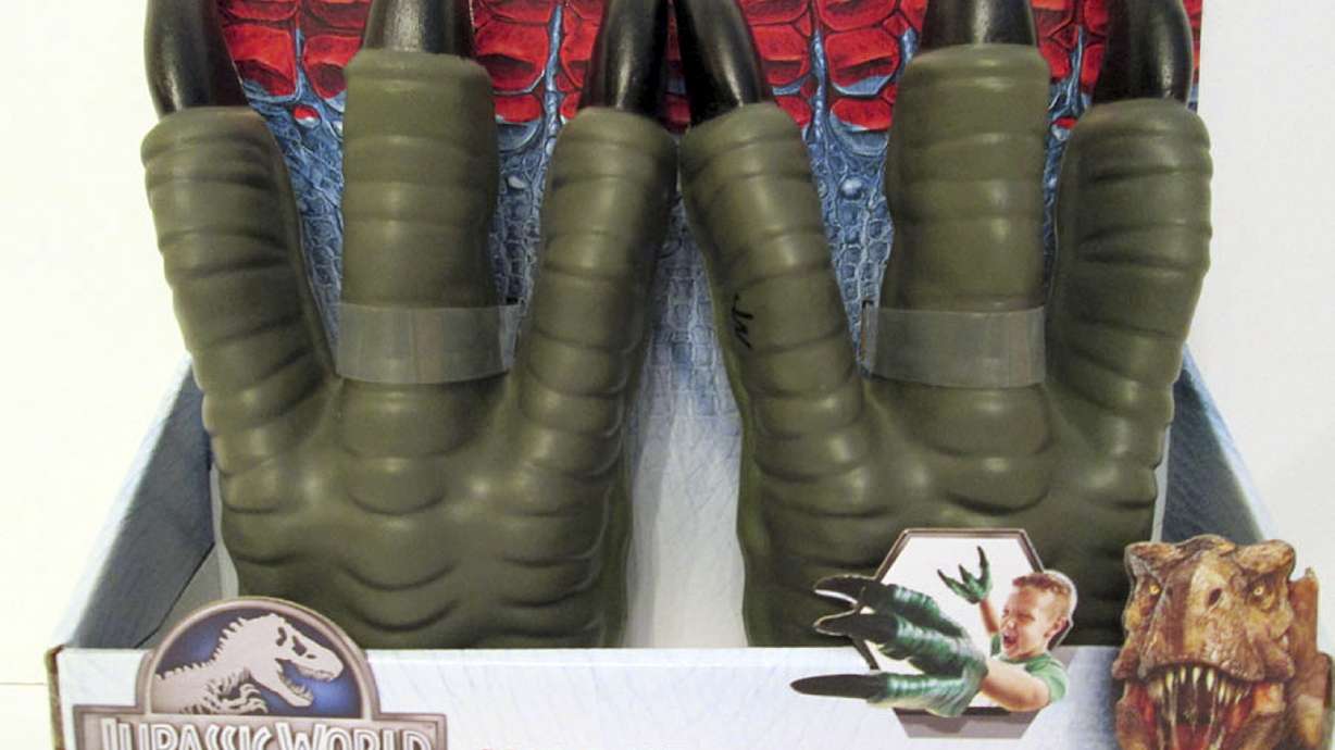 Dinosaur claws among items on annual list of dangerous toys