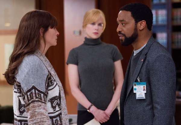 From left, Ms. Roberts, Nicole Kidman and Chiwetel Ejiofor in "Secret in Their Eyes." (Photo: Karen Ballard/STX Productions)