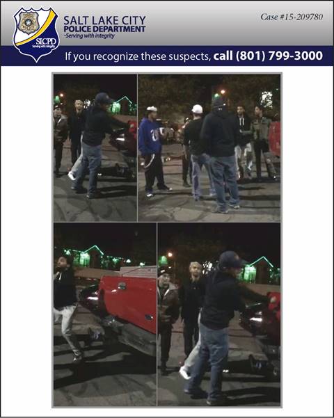 Police release enhanced images of alleged Confederate flag assault