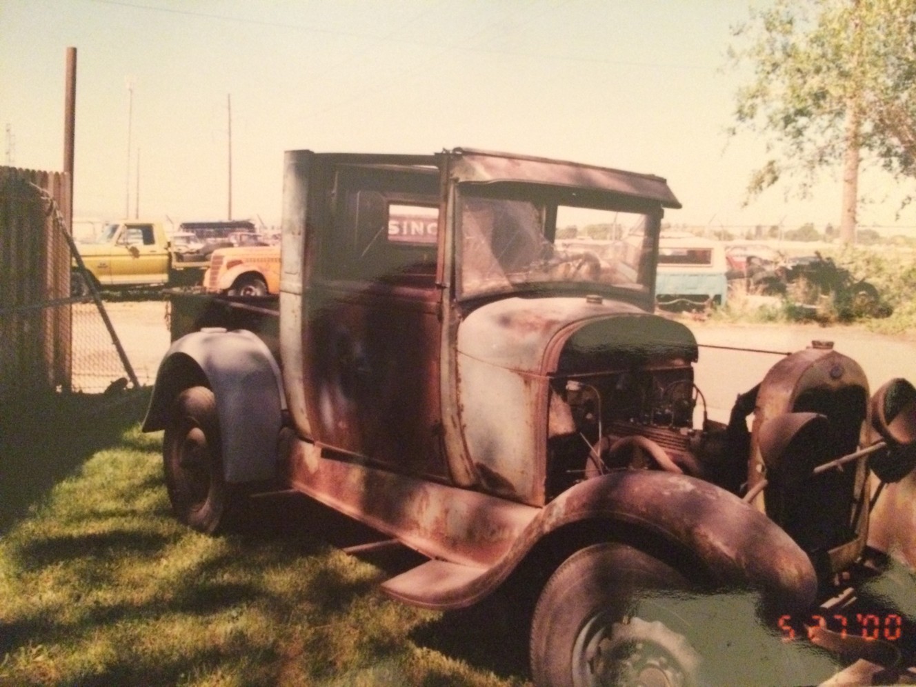 How the Model A original sat when Kaiser acquired it. (Photo: Al Kaiser)