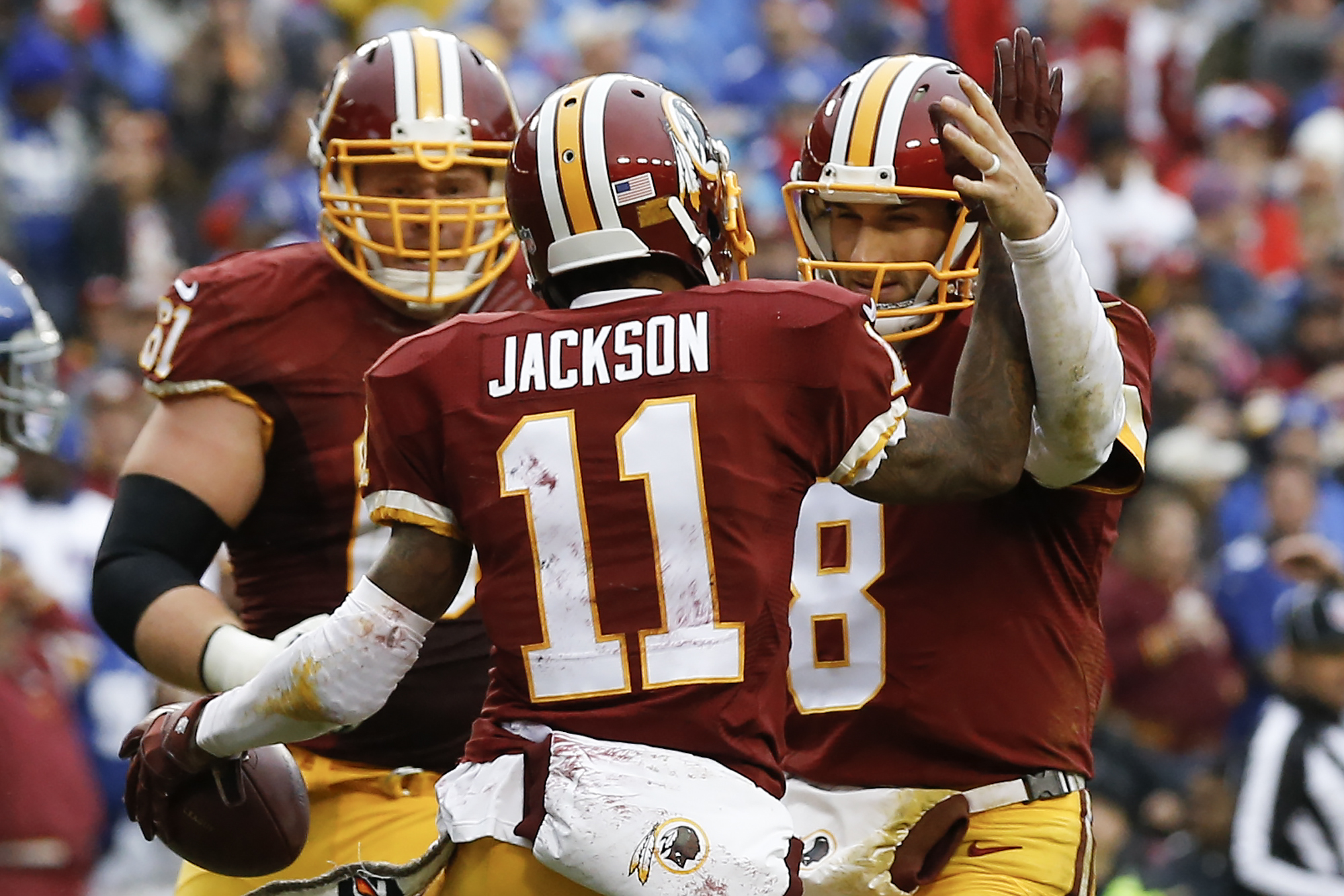 Redskins beat Giants 20-14 to pull into NFC East tie at 5-6