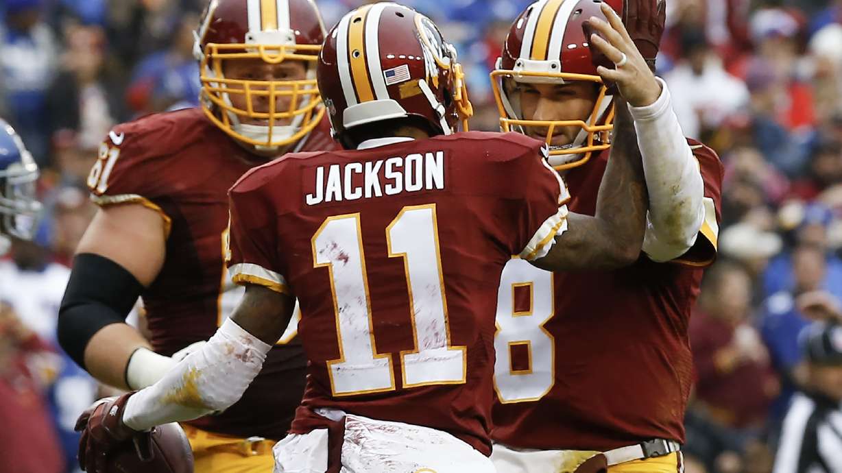 Redskins beat Giants 20-14 to pull into NFC East tie at 5-6