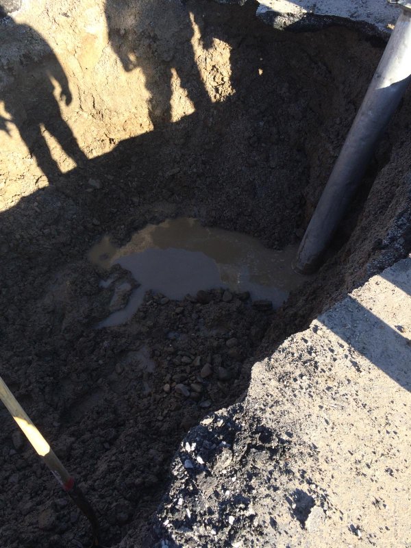 The source of the break. (Photo: Eagle Mountain City)
