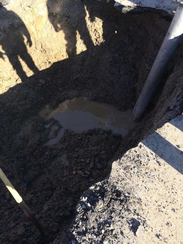 The source of the break. (Photo: Eagle Mountain City)