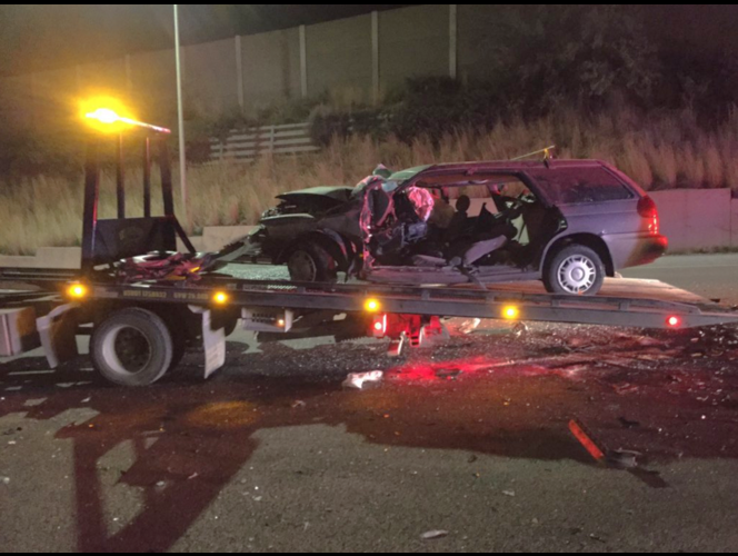 2 heridos de gravedad tras accidente frontal en la I-215 