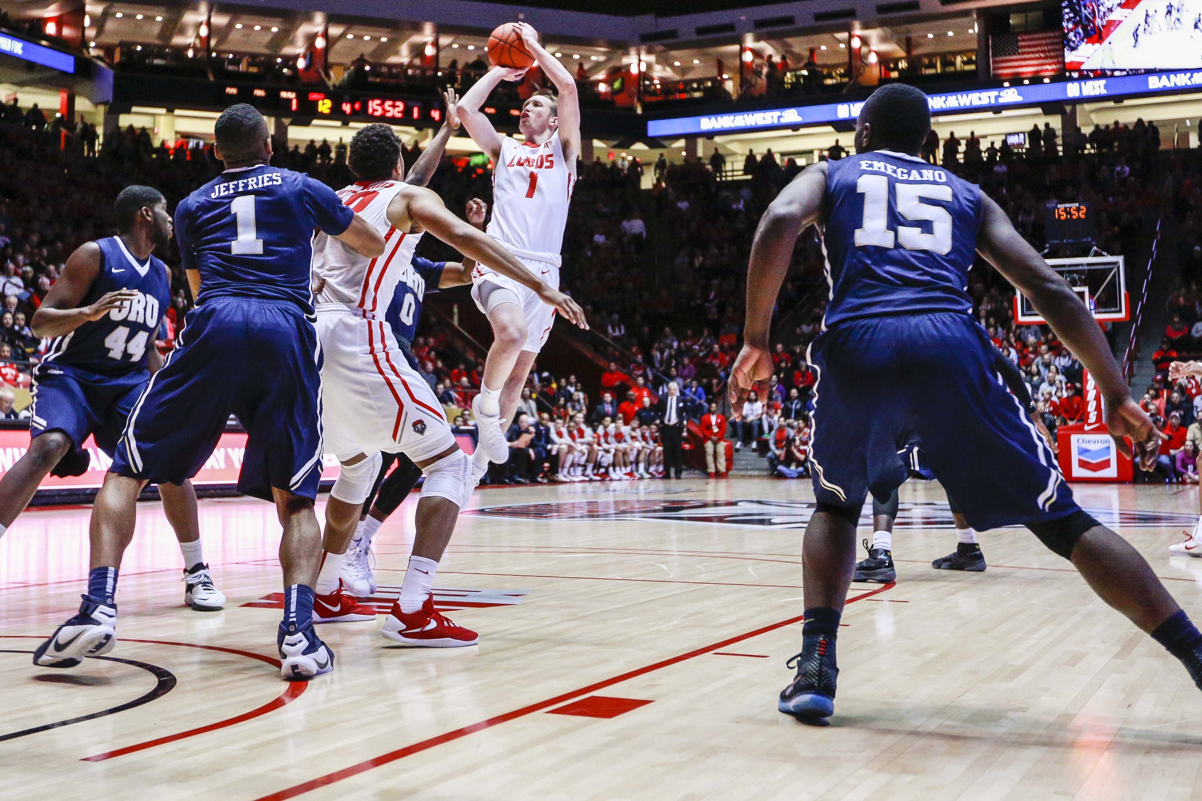 Neal, Williams lead New Mexico over Oral Roberts 91-75
