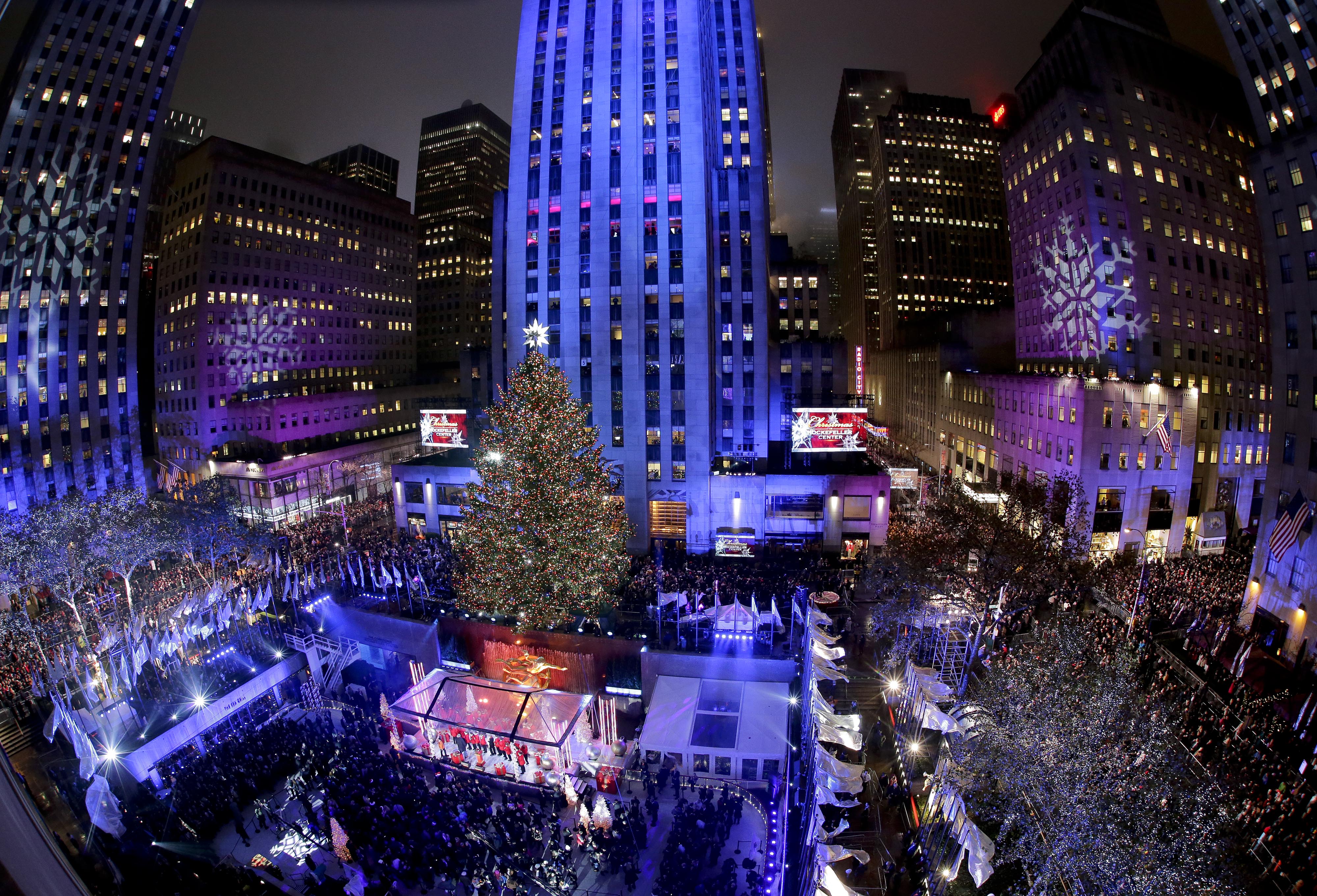 Heightened security amid Rockefeller Christmas Tree lighting