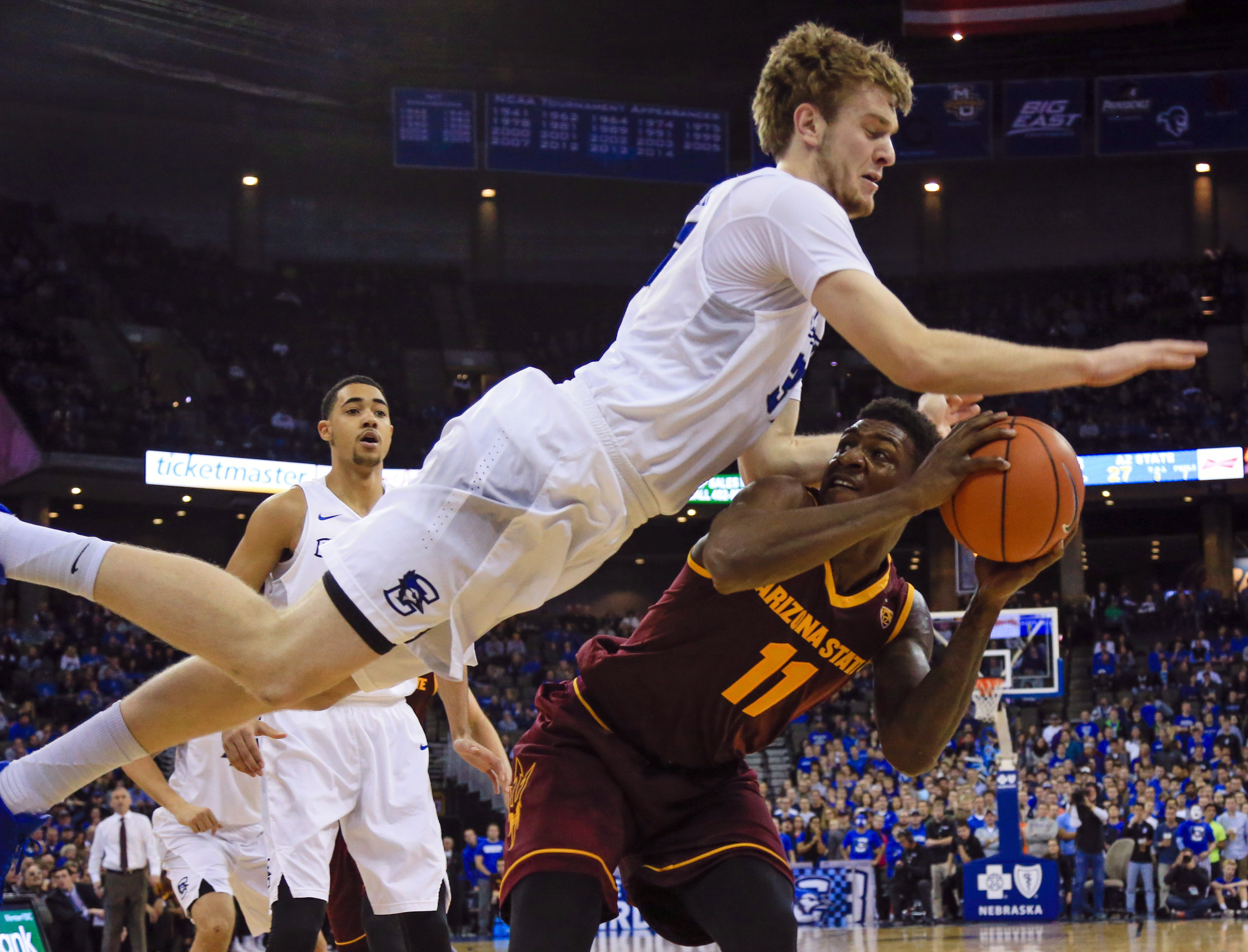 ASU defeats Creighton 79-77 with help of goaltending call