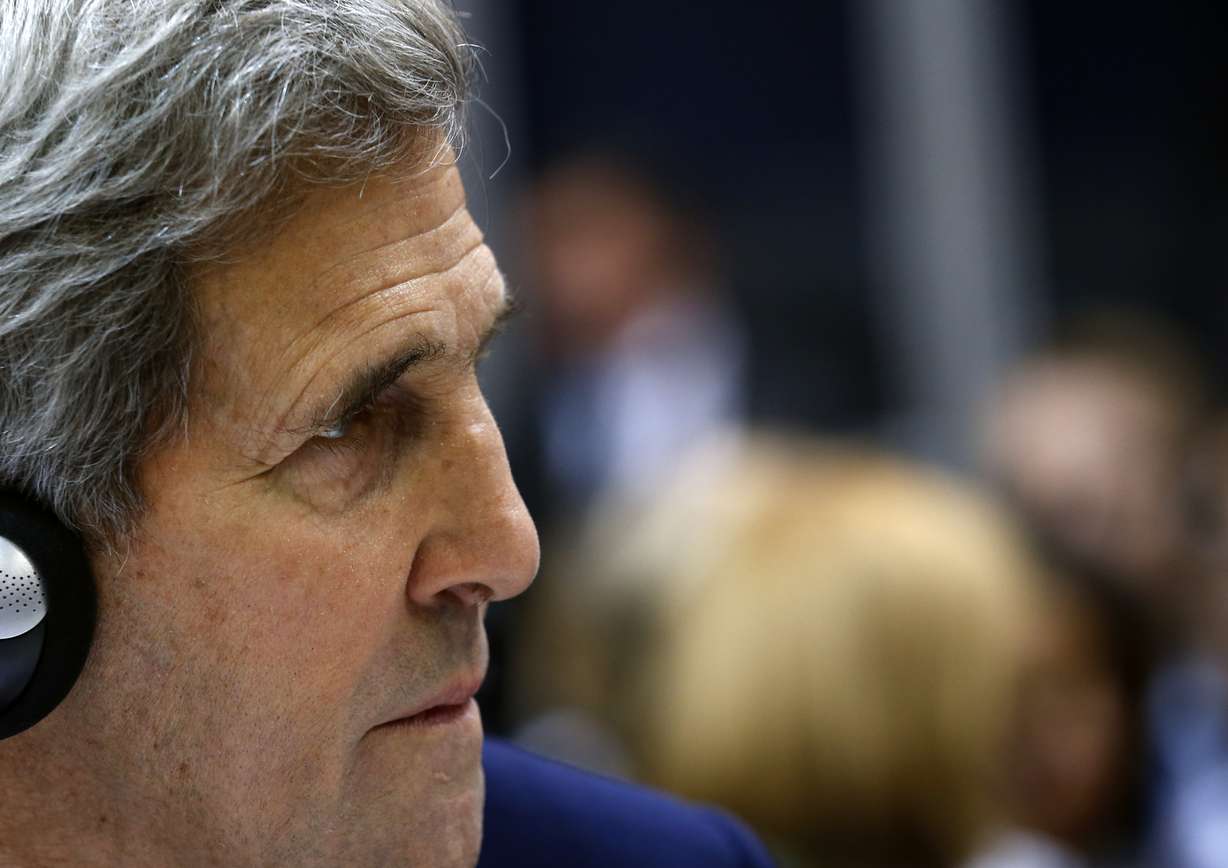 U.S. Secretary of State John Kerry attends at the opening session of the 22st OSCE Ministerial Council, in Belgrade, Serbia, Thursday, Dec. 3, 2015. Photo: AP Photo