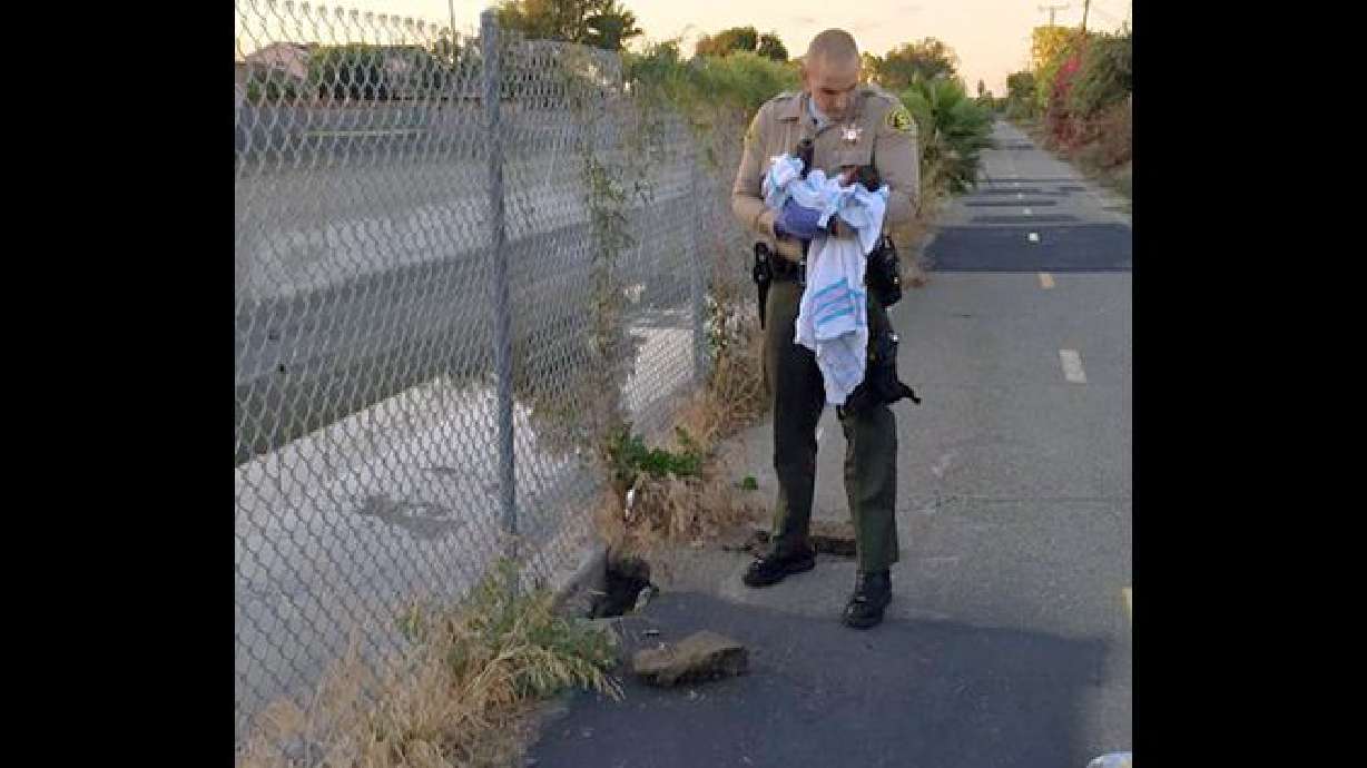 Policía rescata recién nacida que había sido enterrada viva; él le llama un milagro