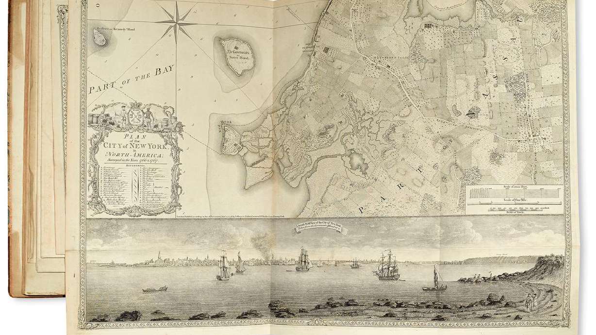Historic maps, atlases of America up for sale at NYC auction