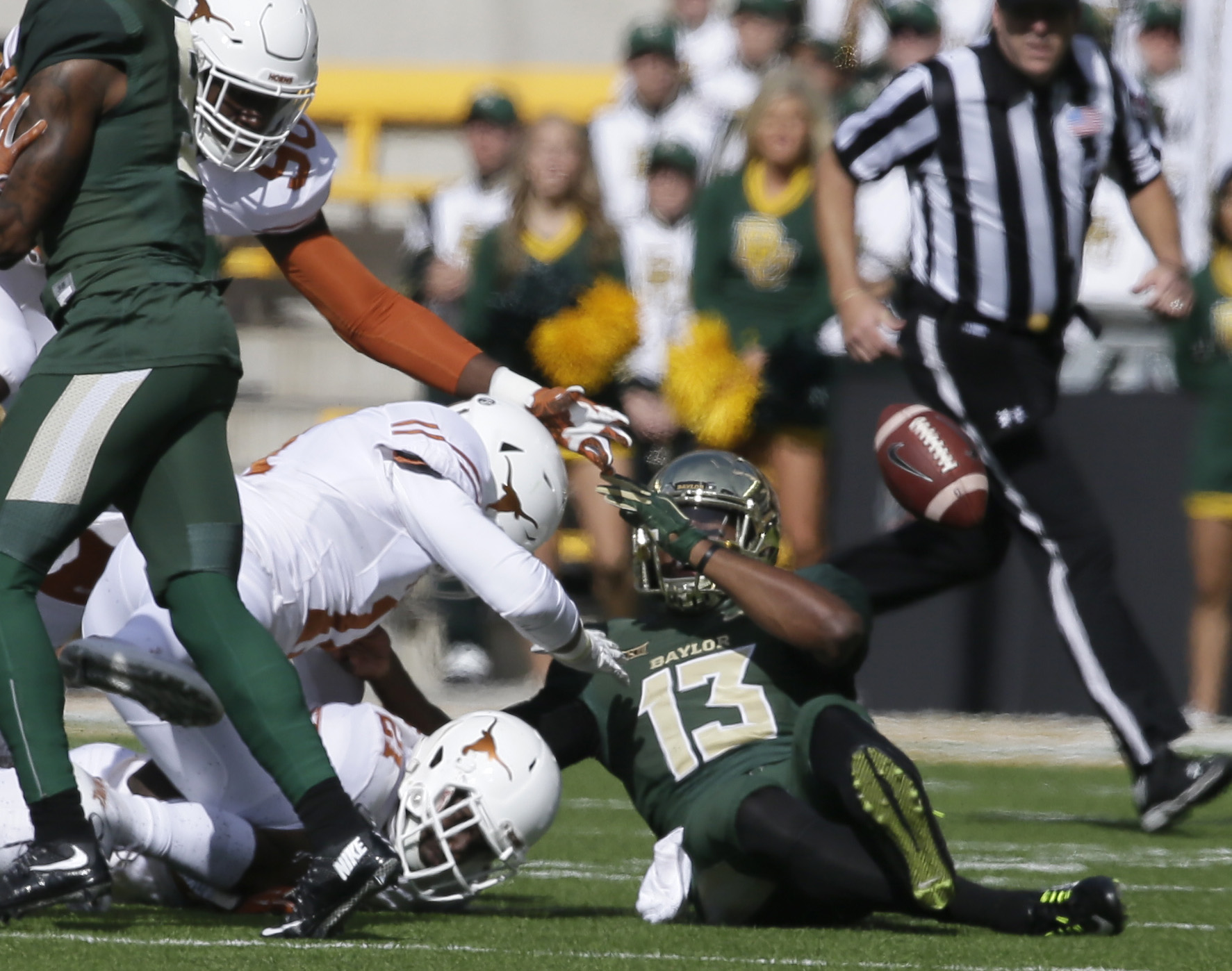 No. 12 Baylor out of Sugar Bowl after 23-17 loss to Texas