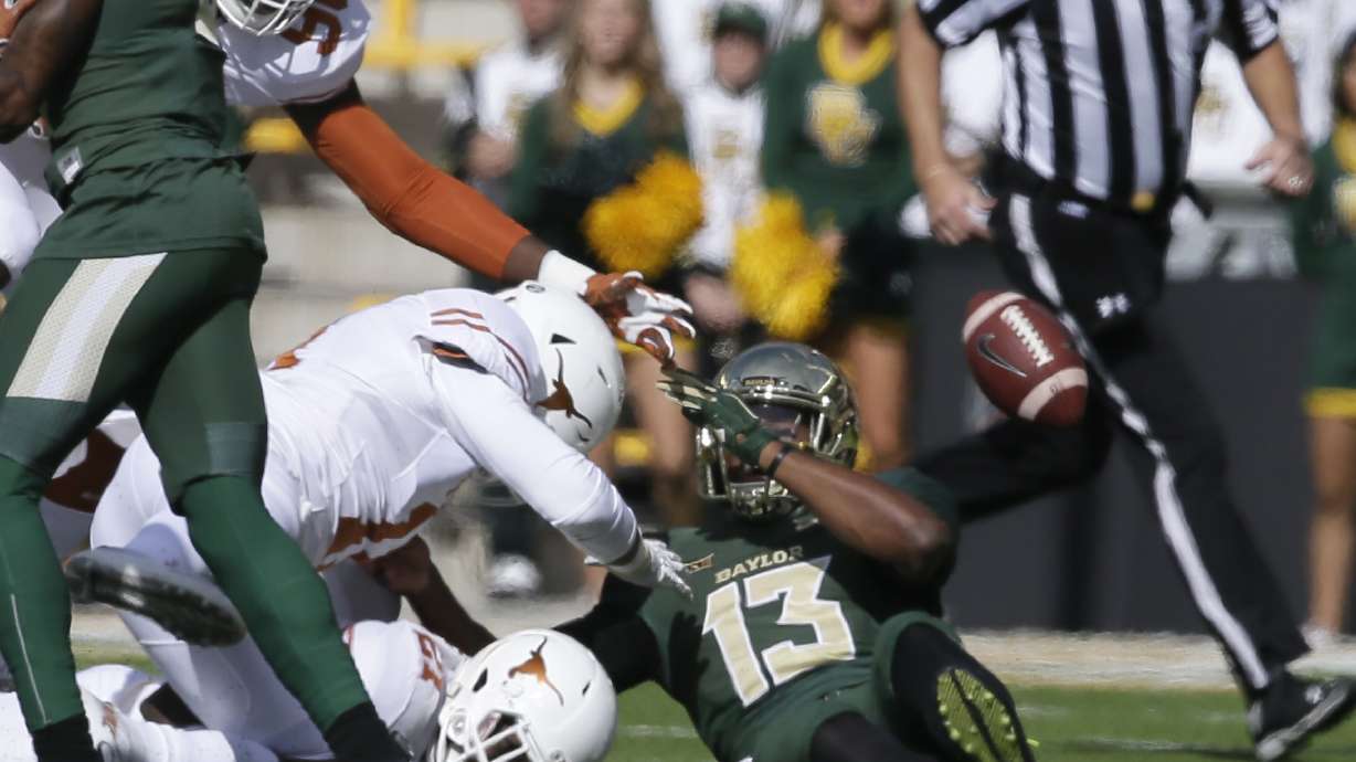 No. 12 Baylor out of Sugar Bowl after 23-17 loss to Texas