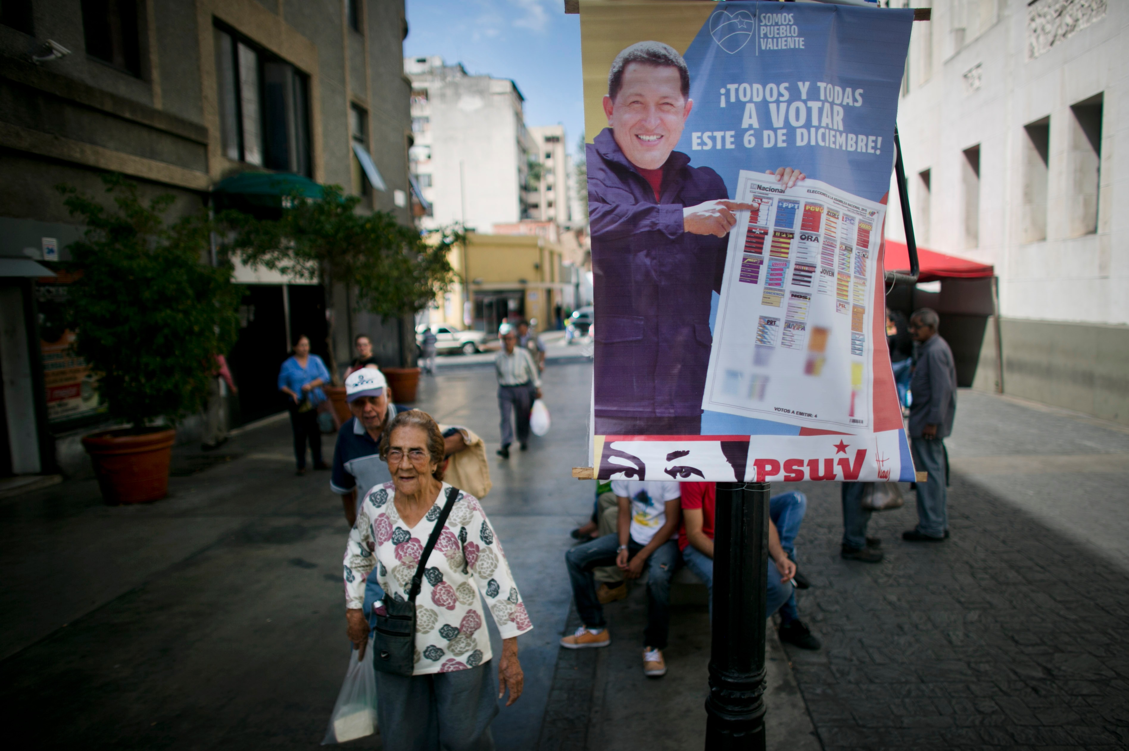 The Latest: Mood dour among Venezuelan ruling party backers