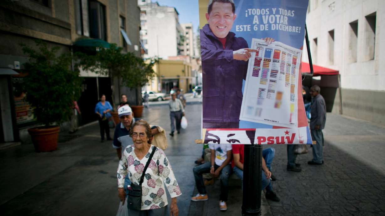 The Latest: Mood dour among Venezuelan ruling party backers