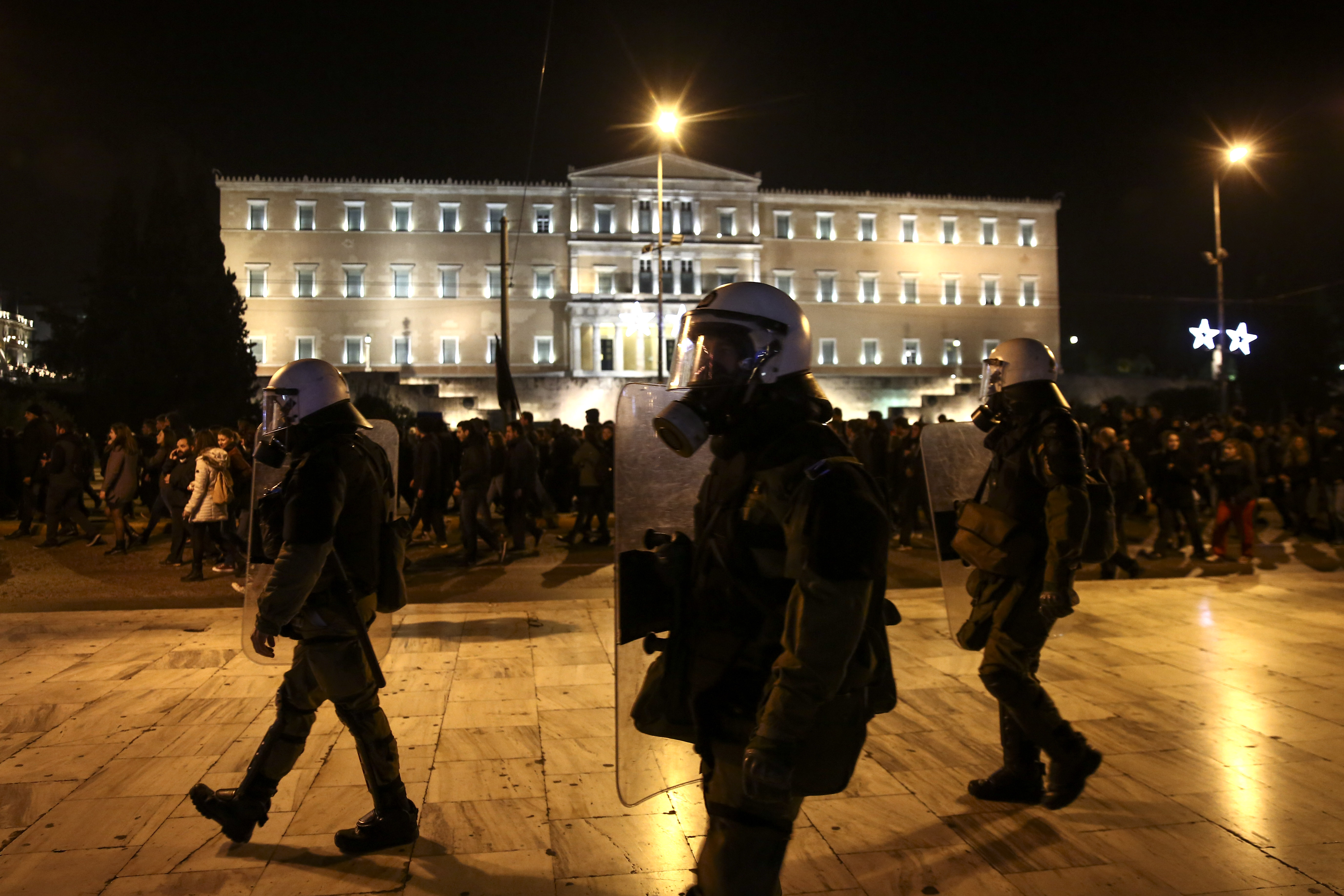 Greek police arrest 13 for overnight Athens riots