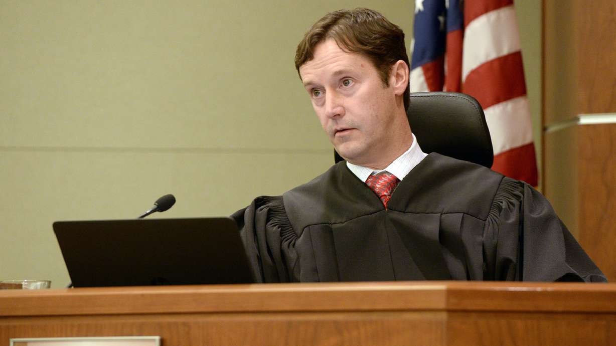 Third District Judge William Kendall presides over a court hearing on Dec. 7, 2015. A court spokeswoman confirmed Wednesday that Kendall is involved in a criminal investigation and is no longer presiding over cases.
