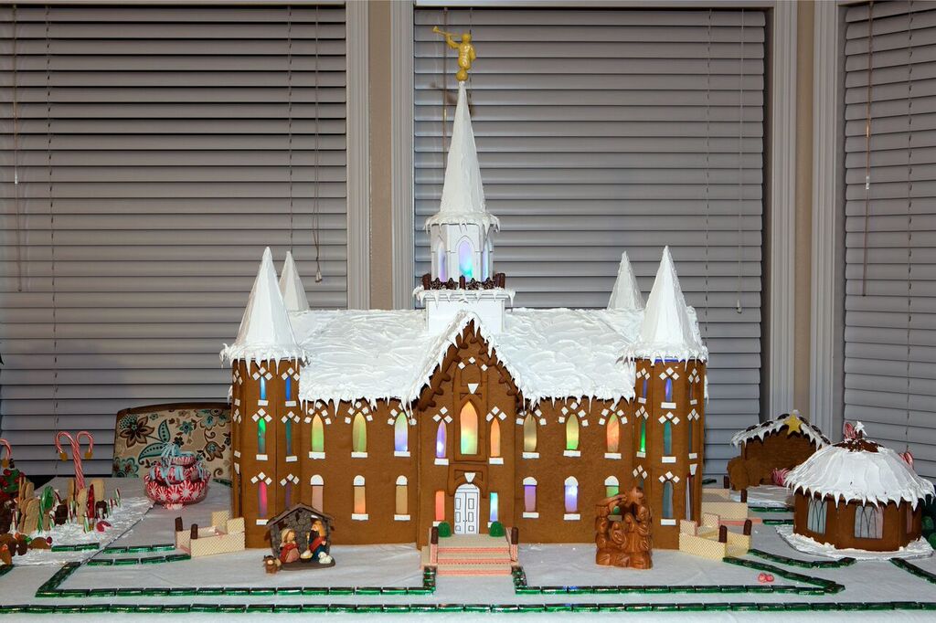 The new Provo City Center Temple &mdash; in gingerbread