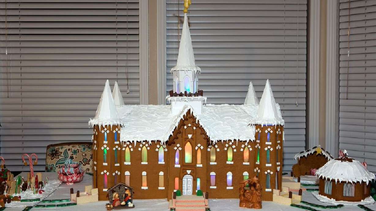 The new Provo City Center Temple — in gingerbread