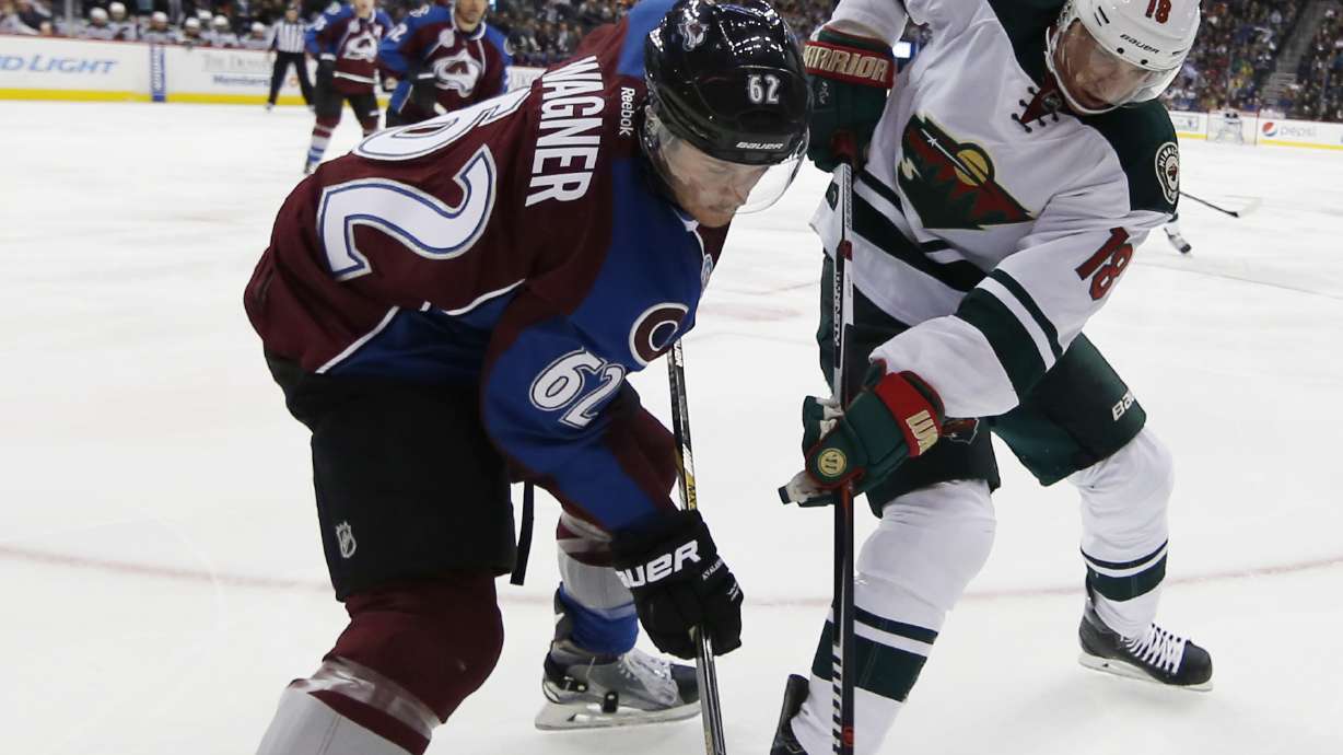 Mitchell's OT goal lifts Avalanche past Wild, 2-1