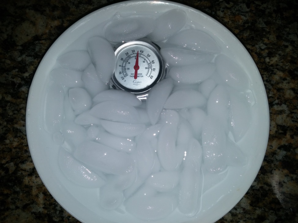 Check out the temperature. It reads about 36 degrees. (Photo: Susan Jeppesen)