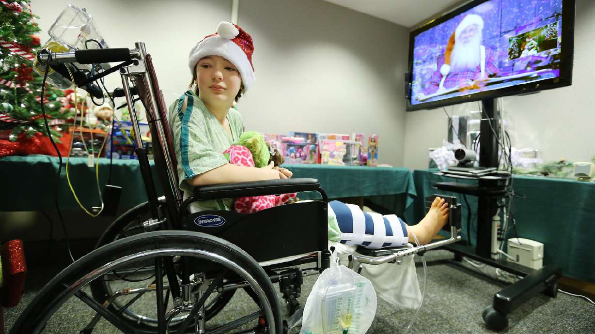Shriners patients video chat with Santa, test telemedicine program