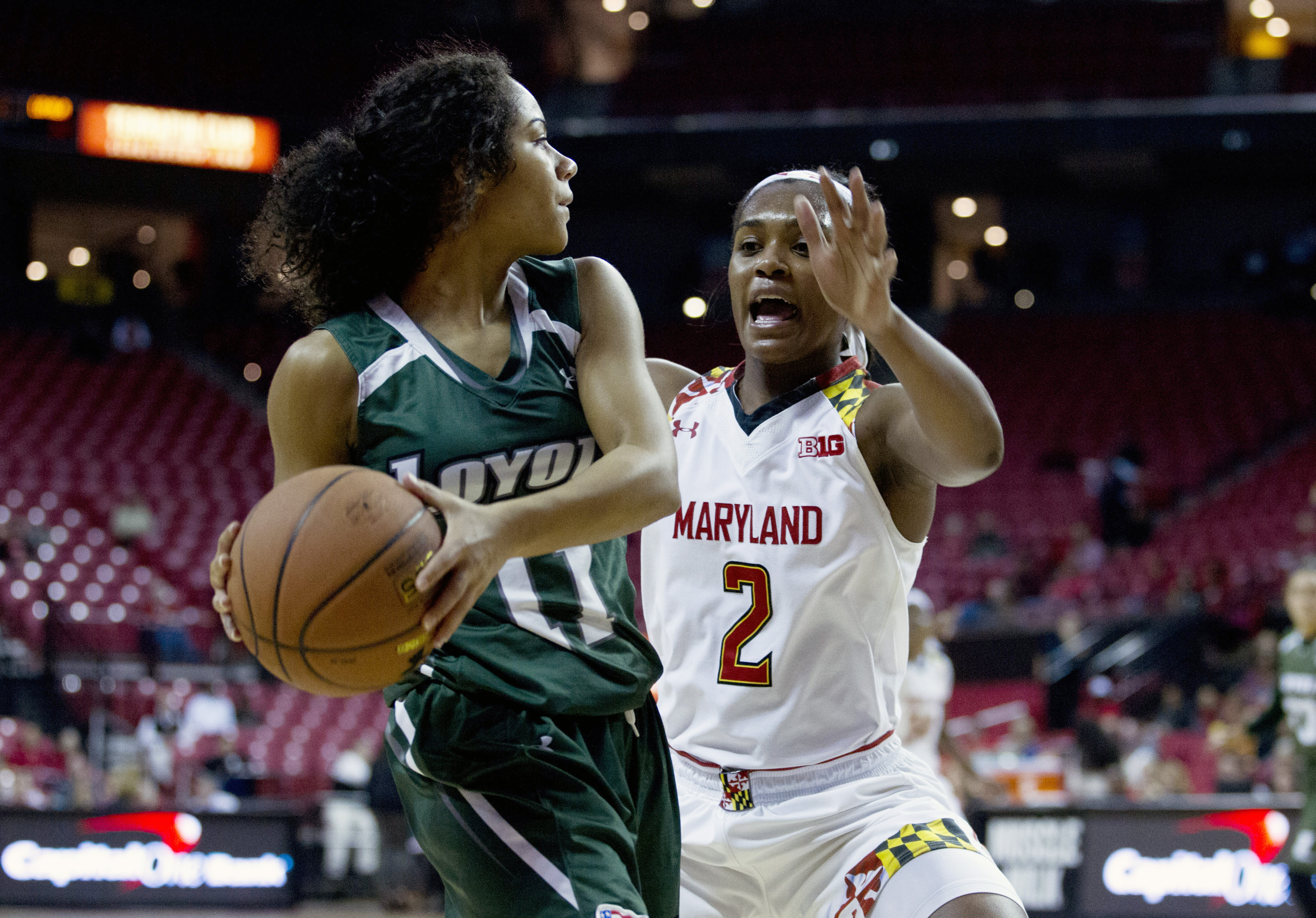 No. 5 Maryland women rout Loyola 97-47