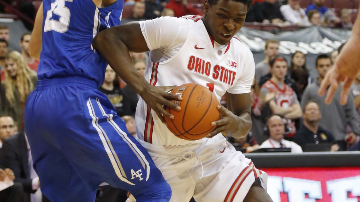 Loving scores 18; Ohio State cruises past Air Force 74-50