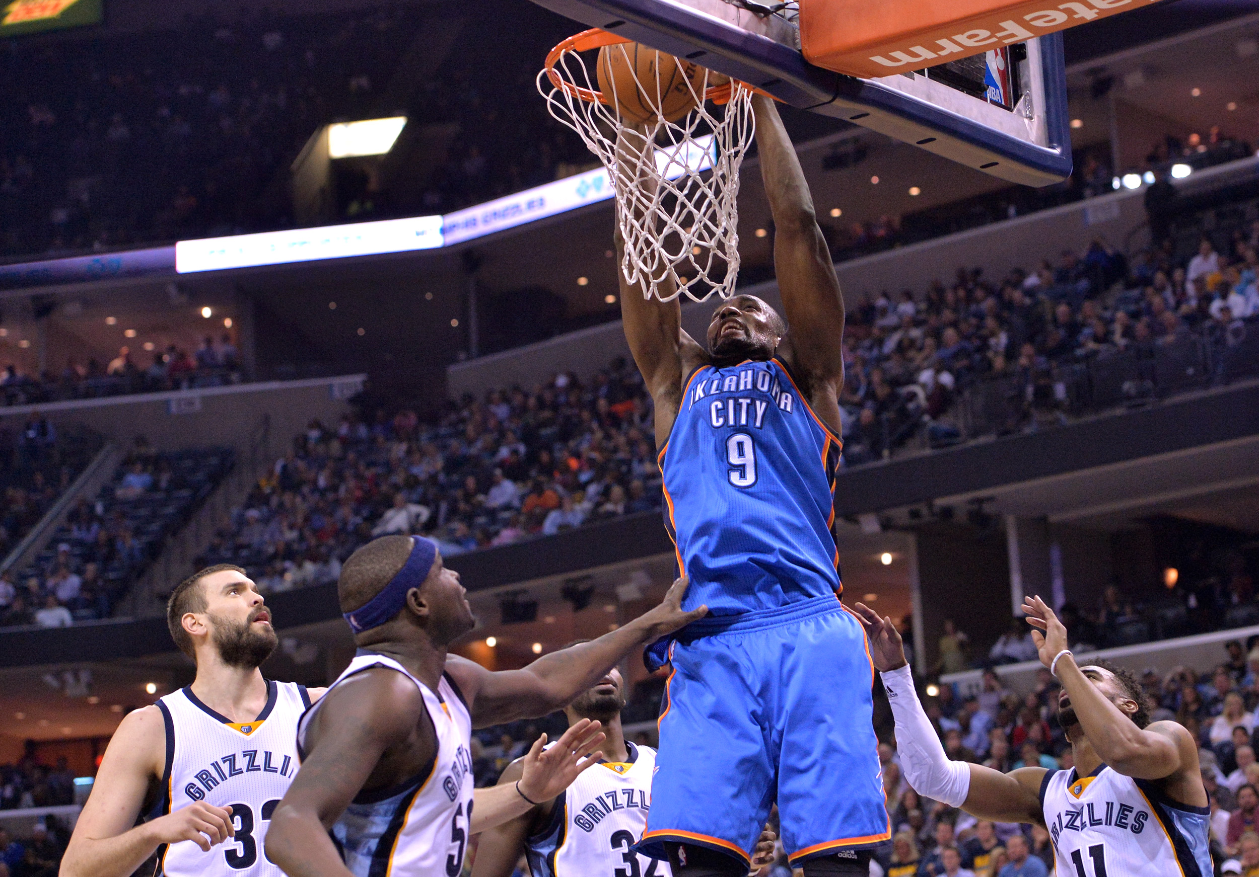 Durant scores 32 as Thunder beat Grizzlies 125-88