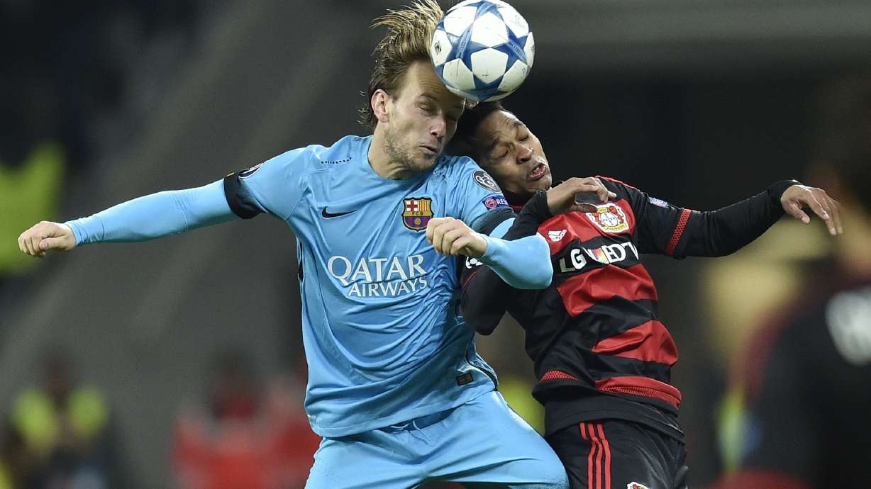 Barcelona draws 1-1 with Leverkusen in Champions League
