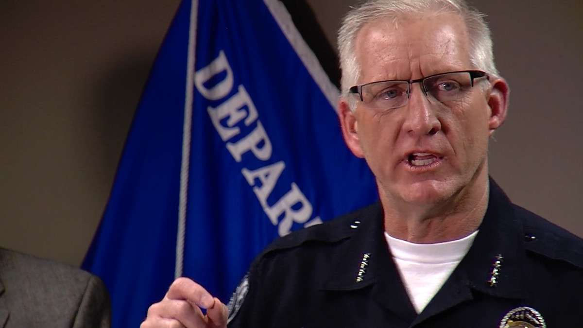 Salt Lake County Sheriff Jim Winder speaks at Thursday's news conference. (Photo: Stuart Johnson/KSL-TV)