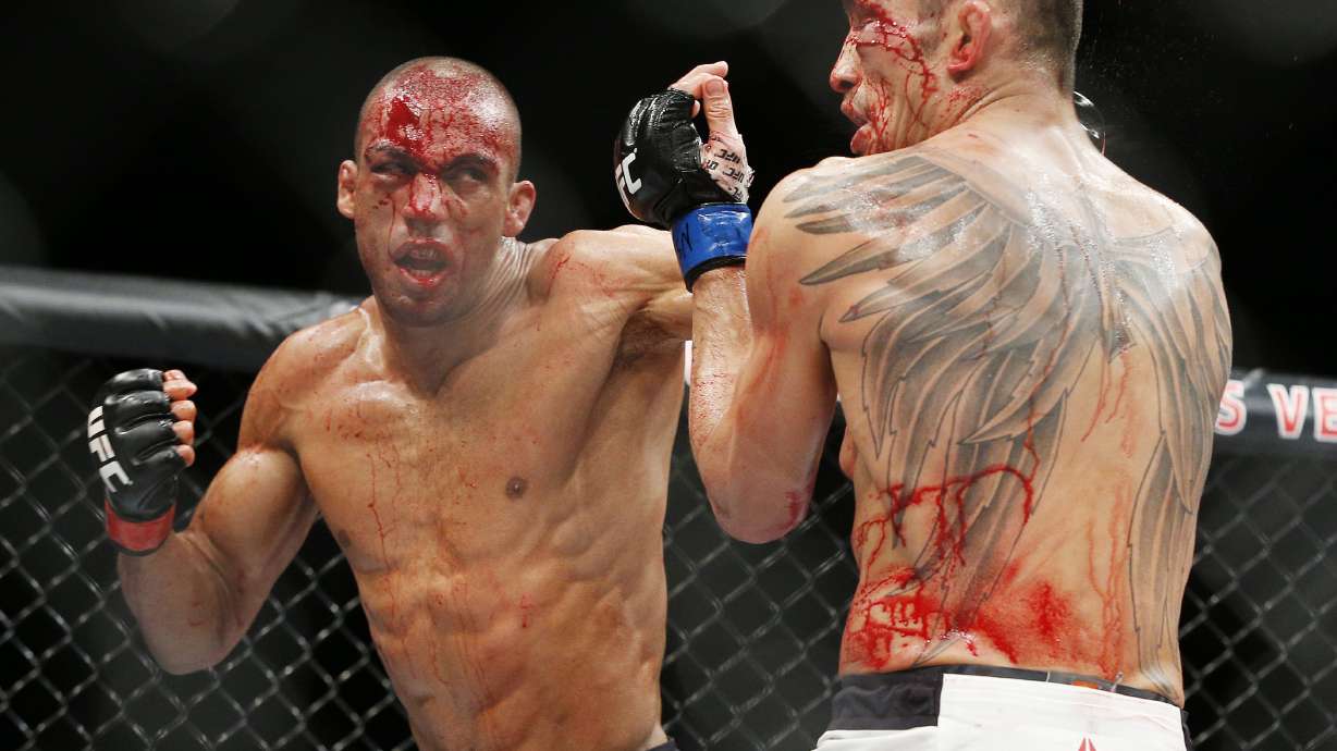 Frankie Edgar stops Mendes in 1st rd, earns UFC title shot