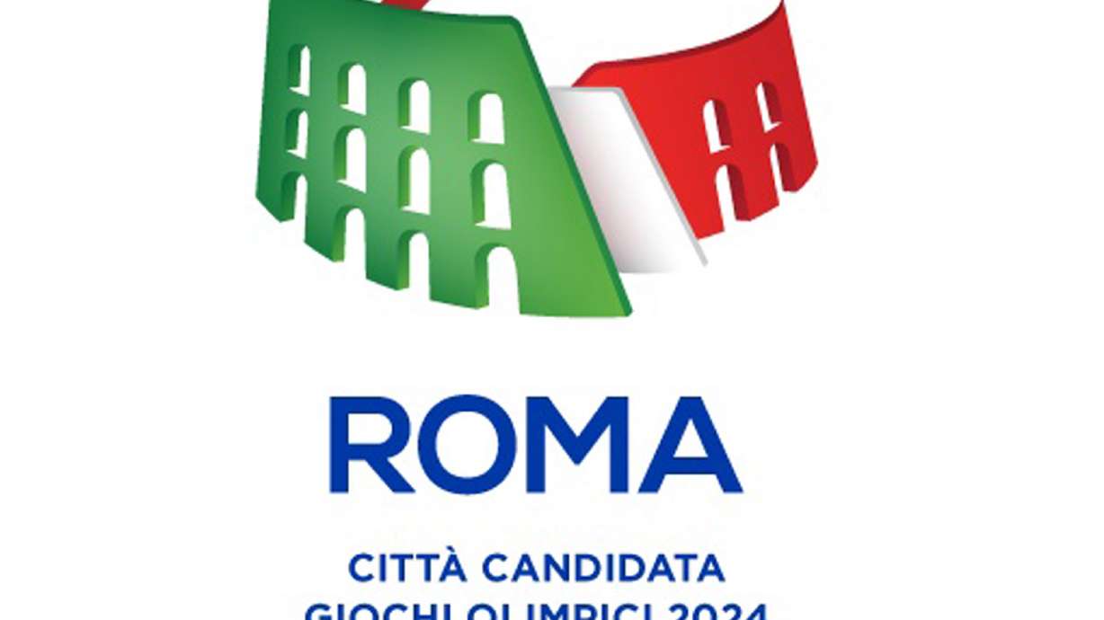Colosseum features in logo of Rome bid for 2024 Olympics