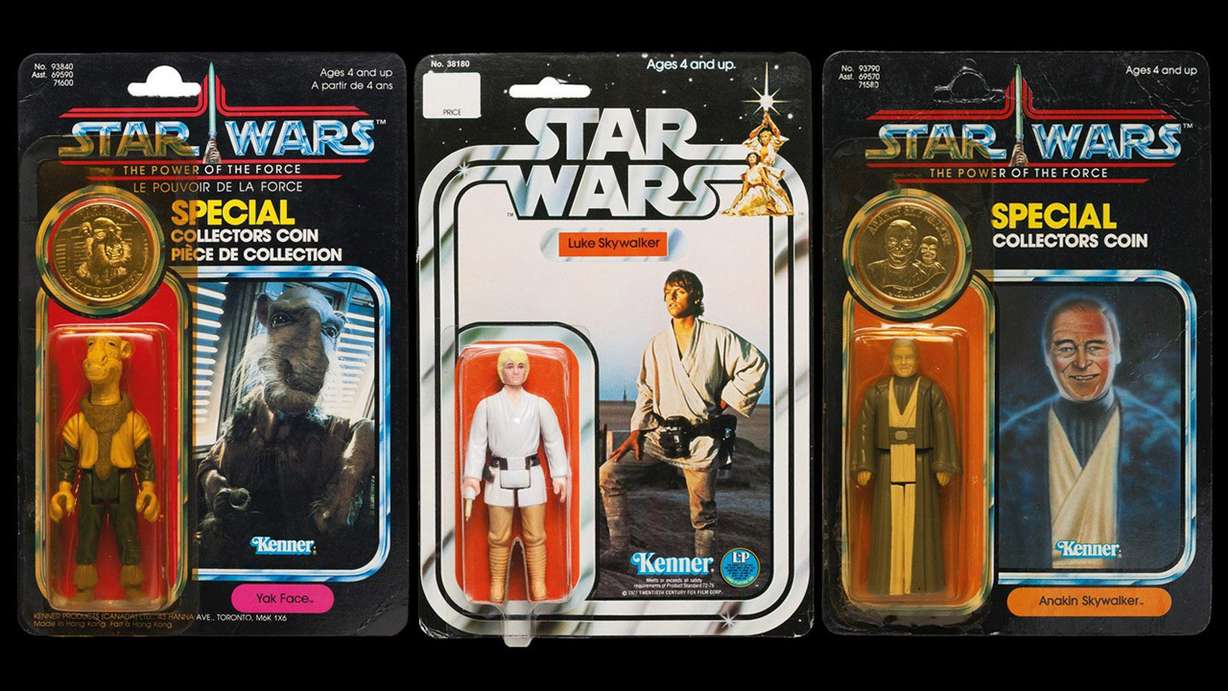 Yak Face, Luke and his father Anakin, among the most valuable items sold at Sotheby's on Dec. 11, 2015 Photo: Sotheby's