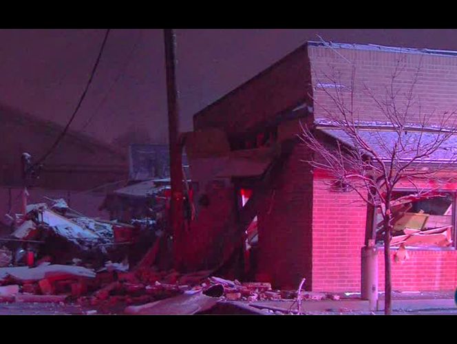 Explosión en Sandy destroza un restaurante 