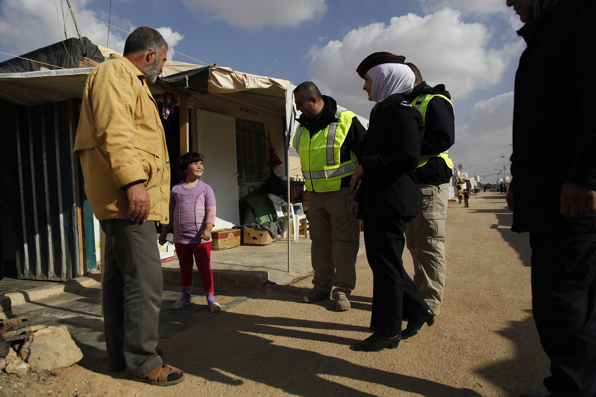 Jordan camps for Syria refugees get community police patrols