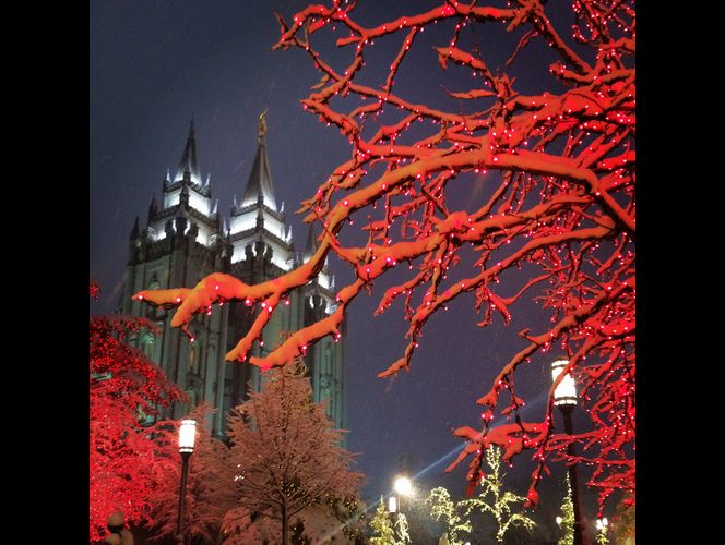 Mapa con más de 90 lugares para ver las luces y actividades de Navidad en UT