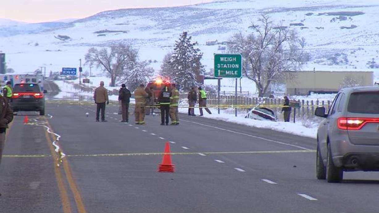 Accidente en ruta de UT termina con tiroteo policial y el conductor herido de bala